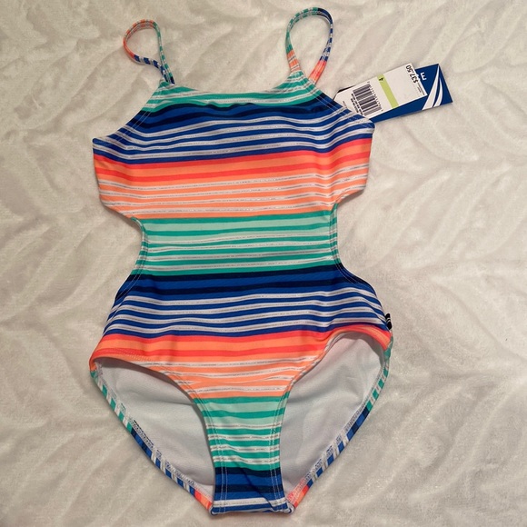 Girls Nautica Bathing Suit - Picture 1 of 3